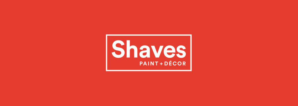 This is the Shaves Paint + Decor logo