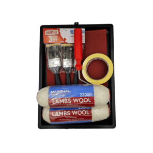 Marshal Paint Roller Tray Set - Lambswool Combo